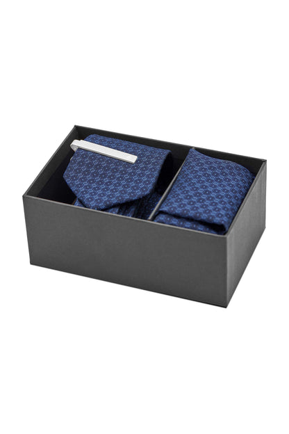 Carisma Blue Signature Tie &amp; Pocket Square &amp; Oliver&