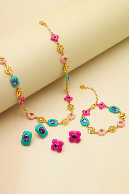 Souk Treasure Azure Stud Earring Set