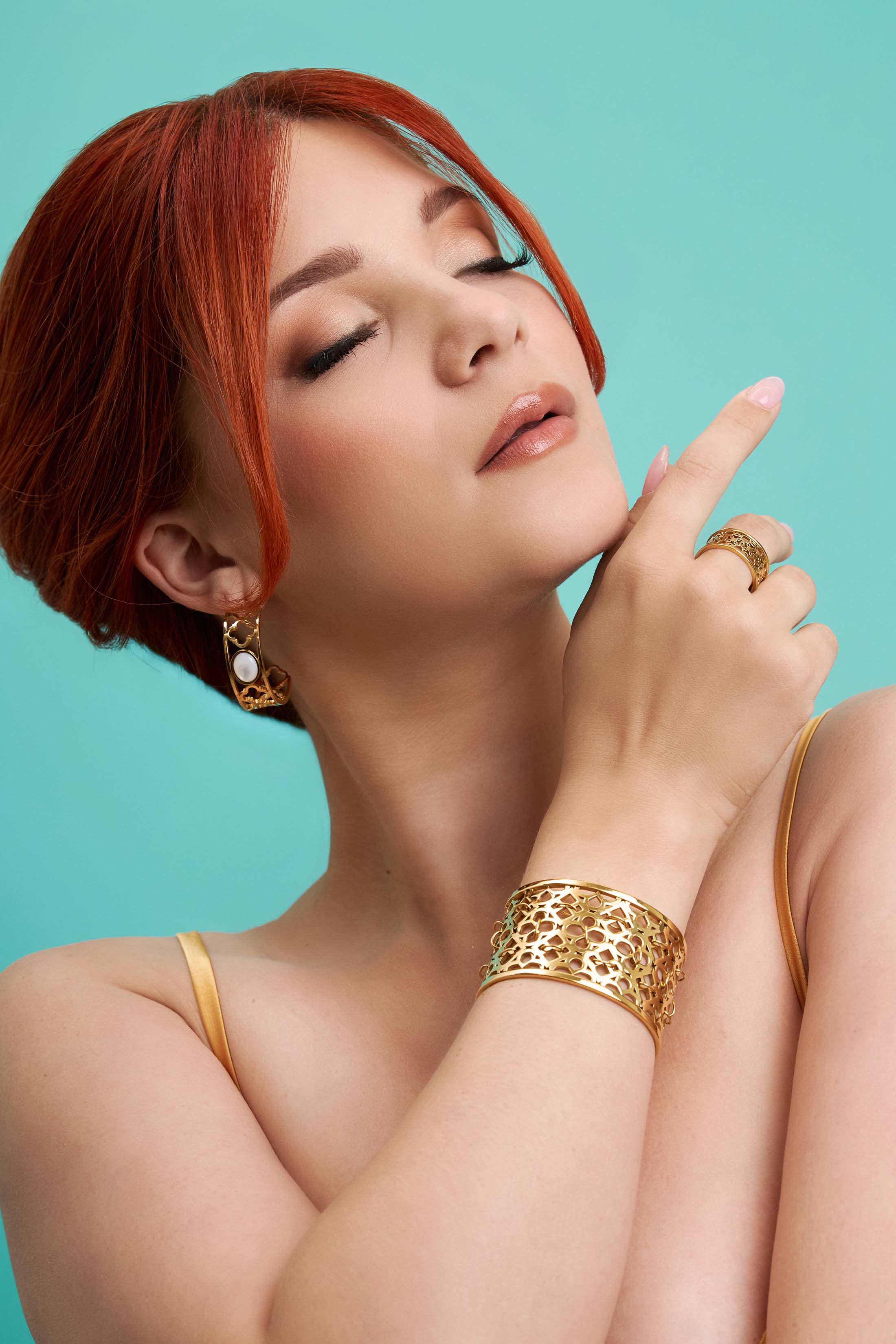 Medina Glow Hoops &amp; Marrakech Duo Bangle Gift Set