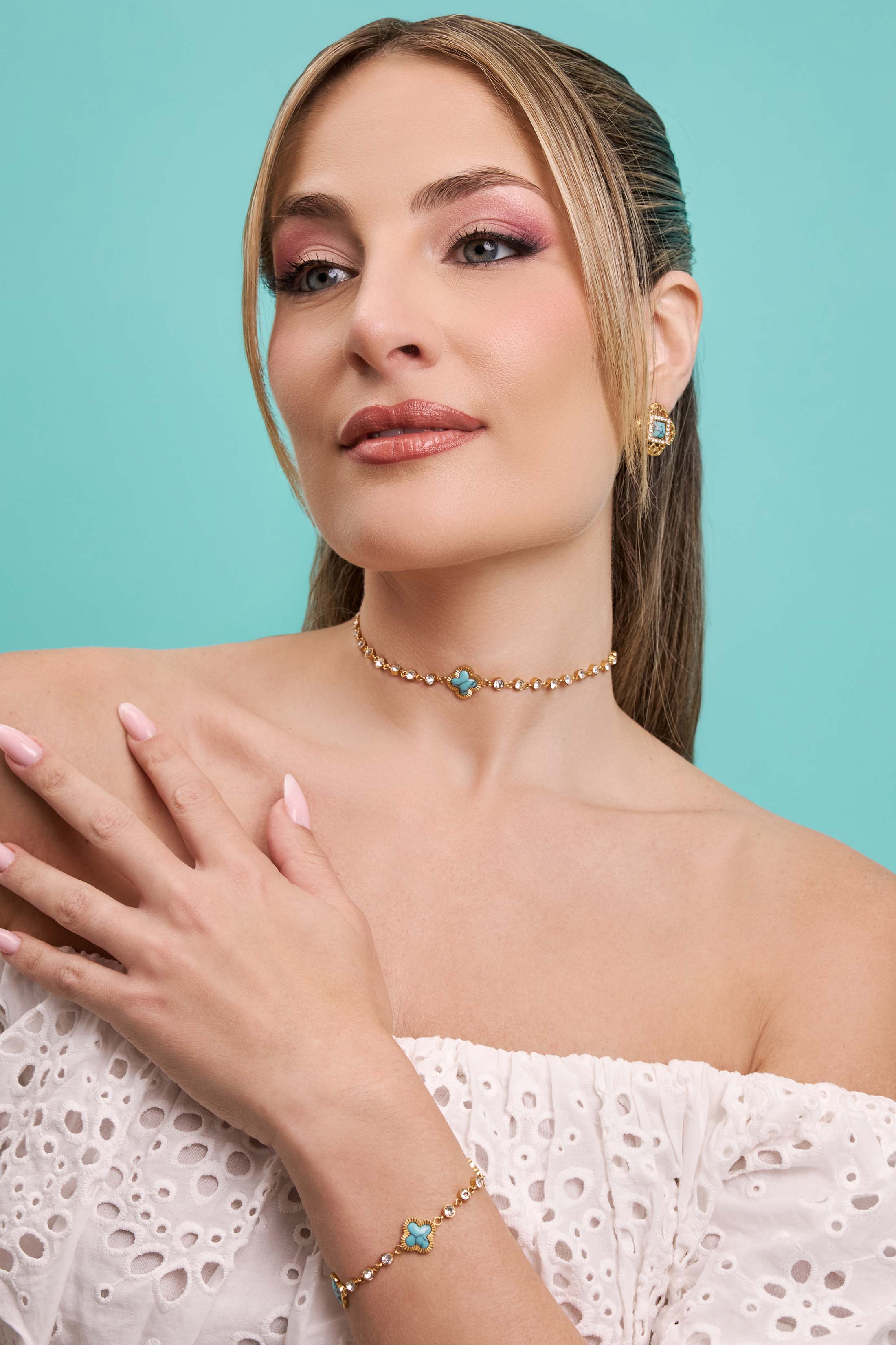 Medina Glow Stud Earring Set