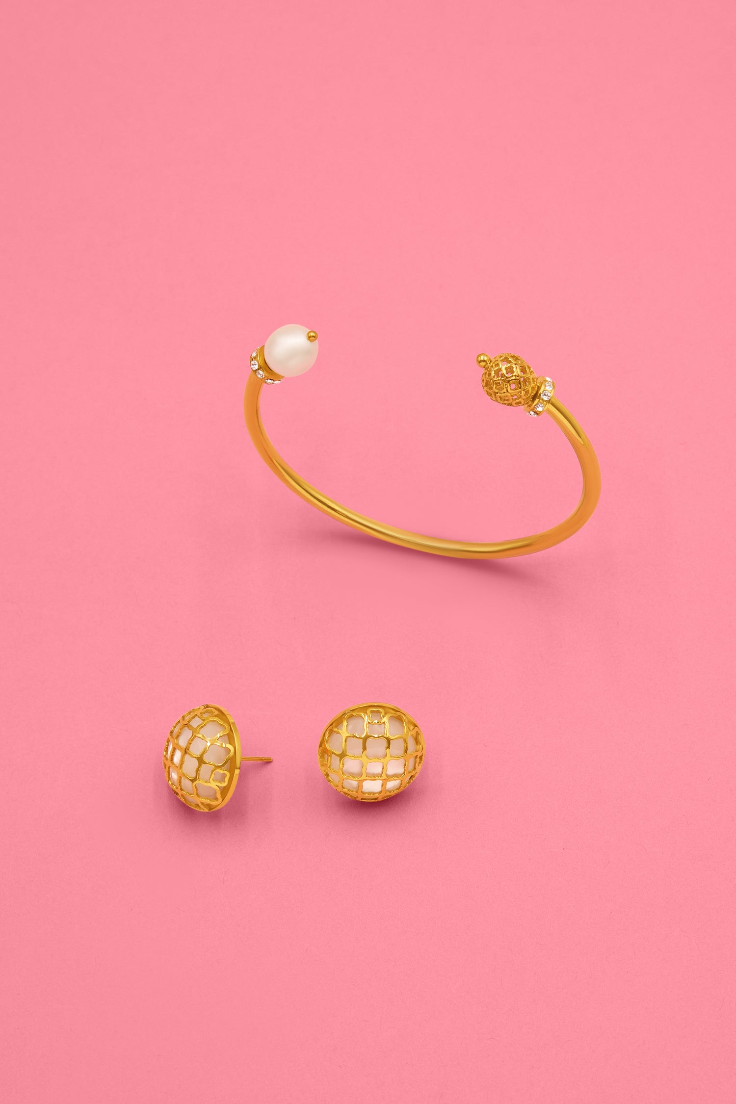 Souk Lights Studs &amp; Marrakech Duo Bangle Gift Set