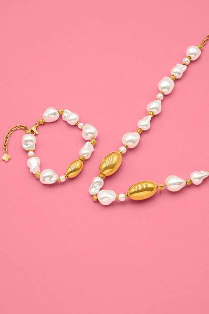 Tortessa Pearl Maréa Necklace &amp; Bracelet Gift Set