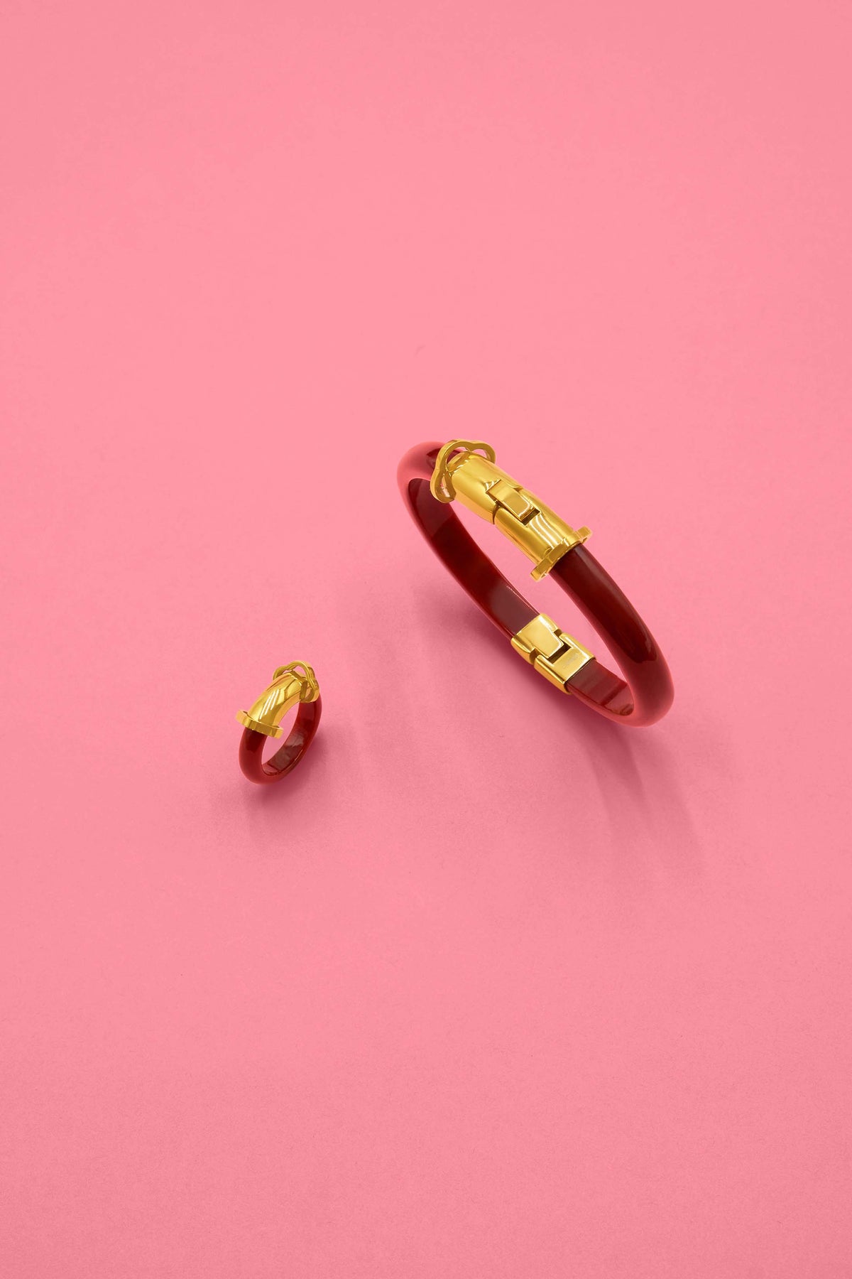 Tortessa Merlot Icon Ring &amp; Bangle Gift Set
