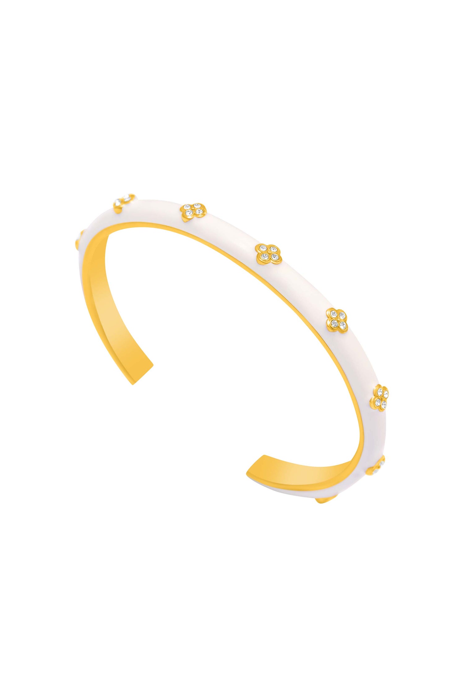 White Glow Bangle
