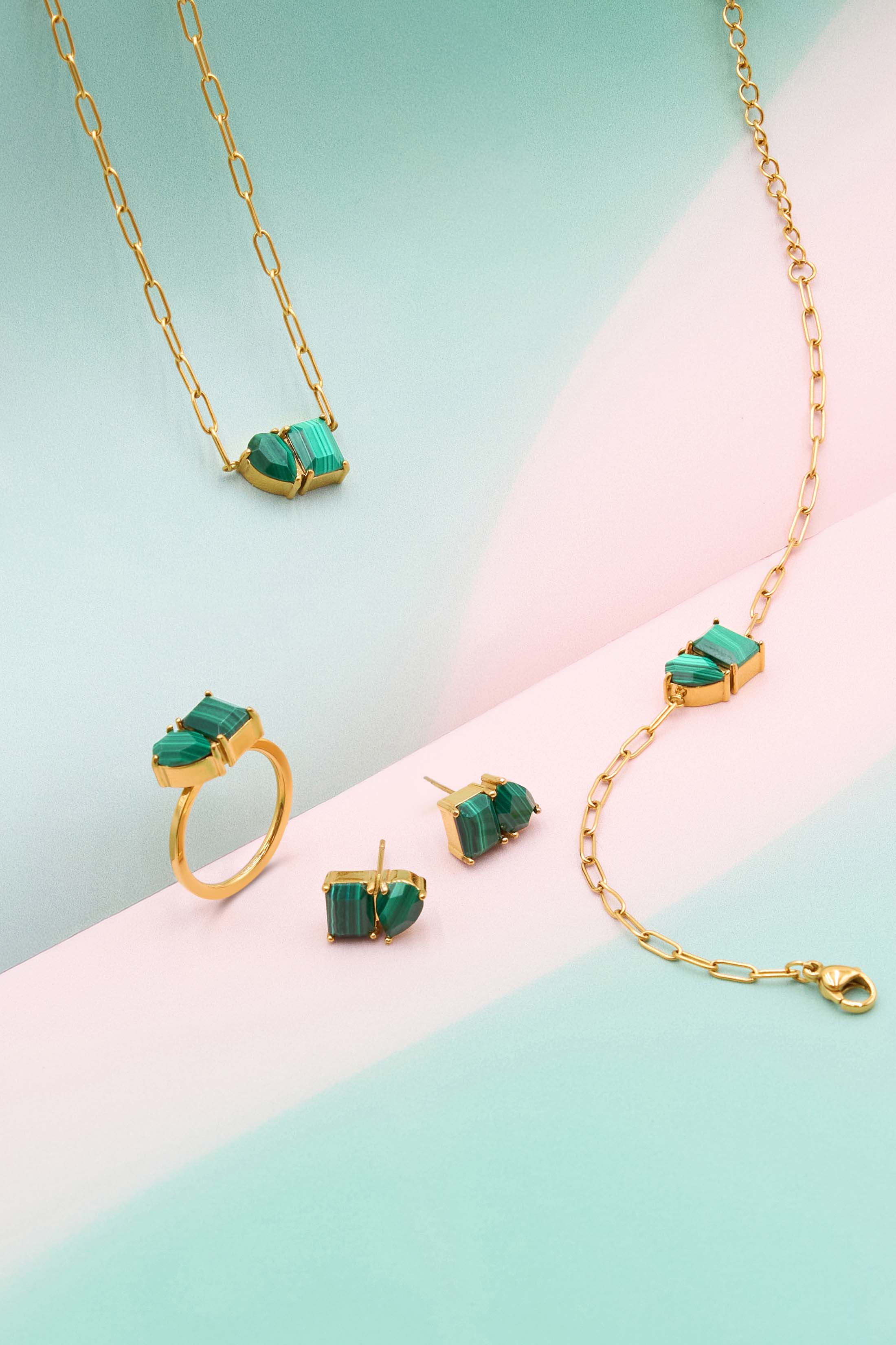 Malachite Harmony Duo Bracelet