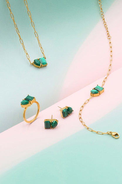 Malachite Harmony Duo Bracelet