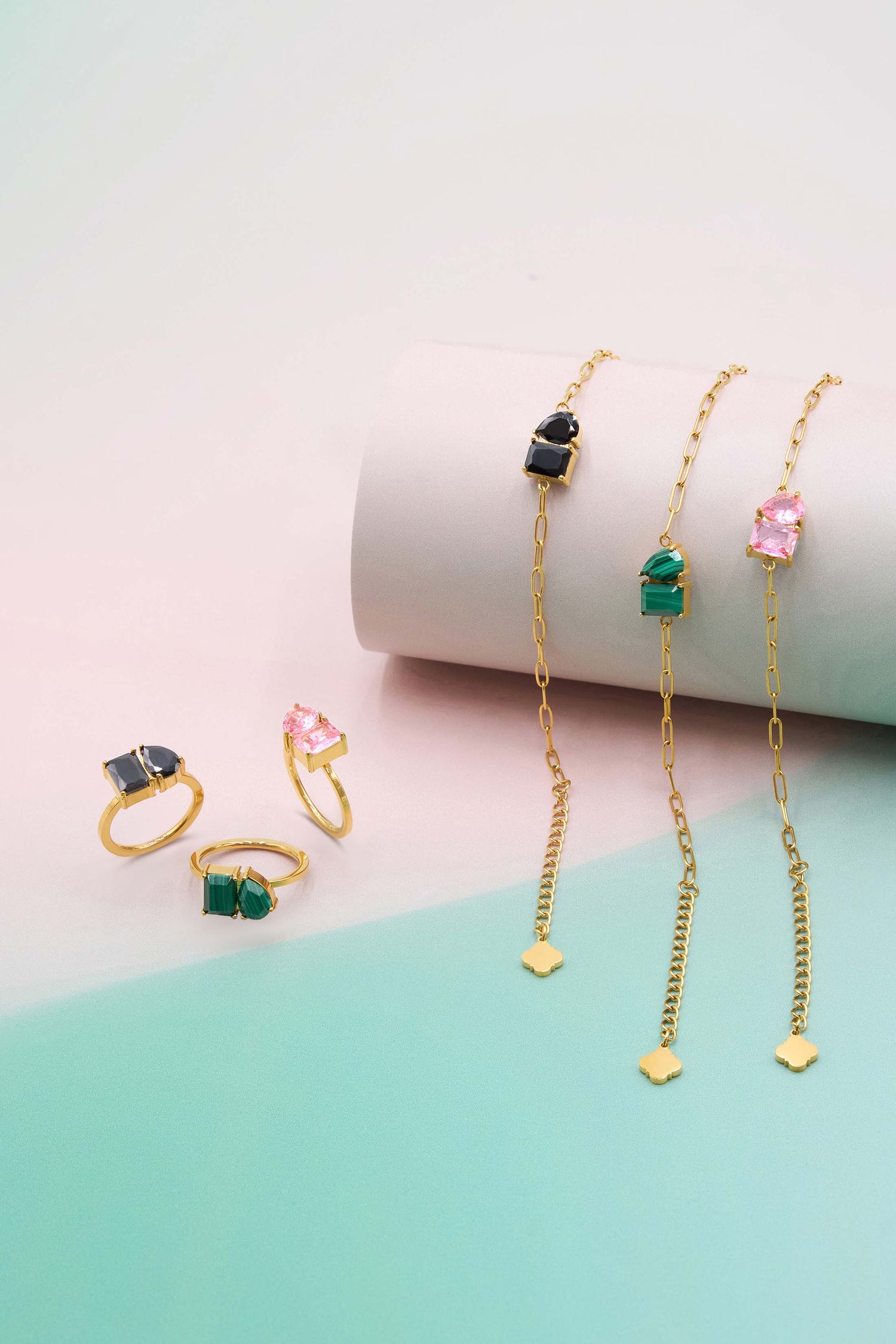 Malachite Harmony Duo Bracelet