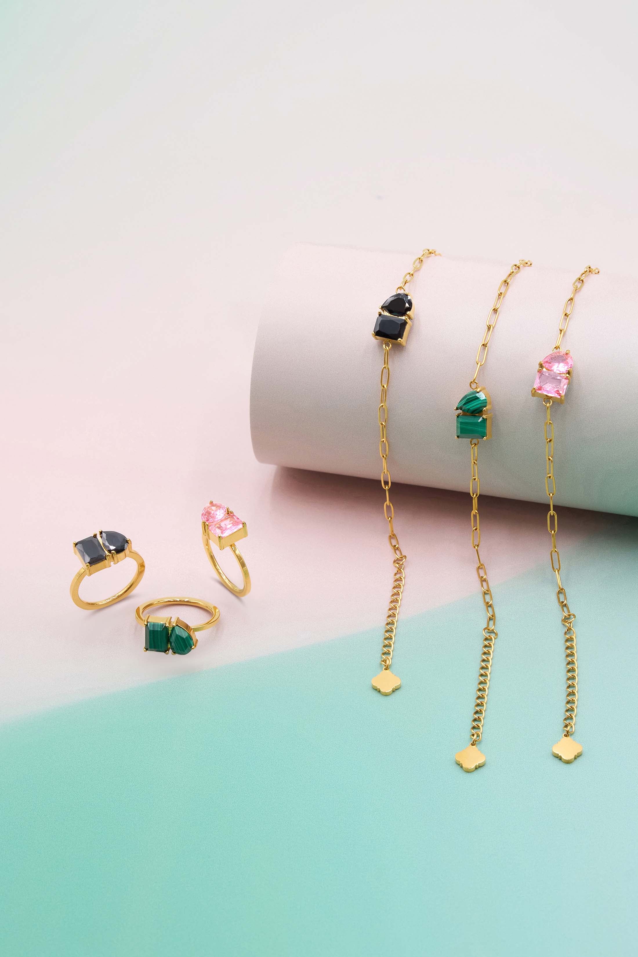 Malachite Harmony Duo Bracelet