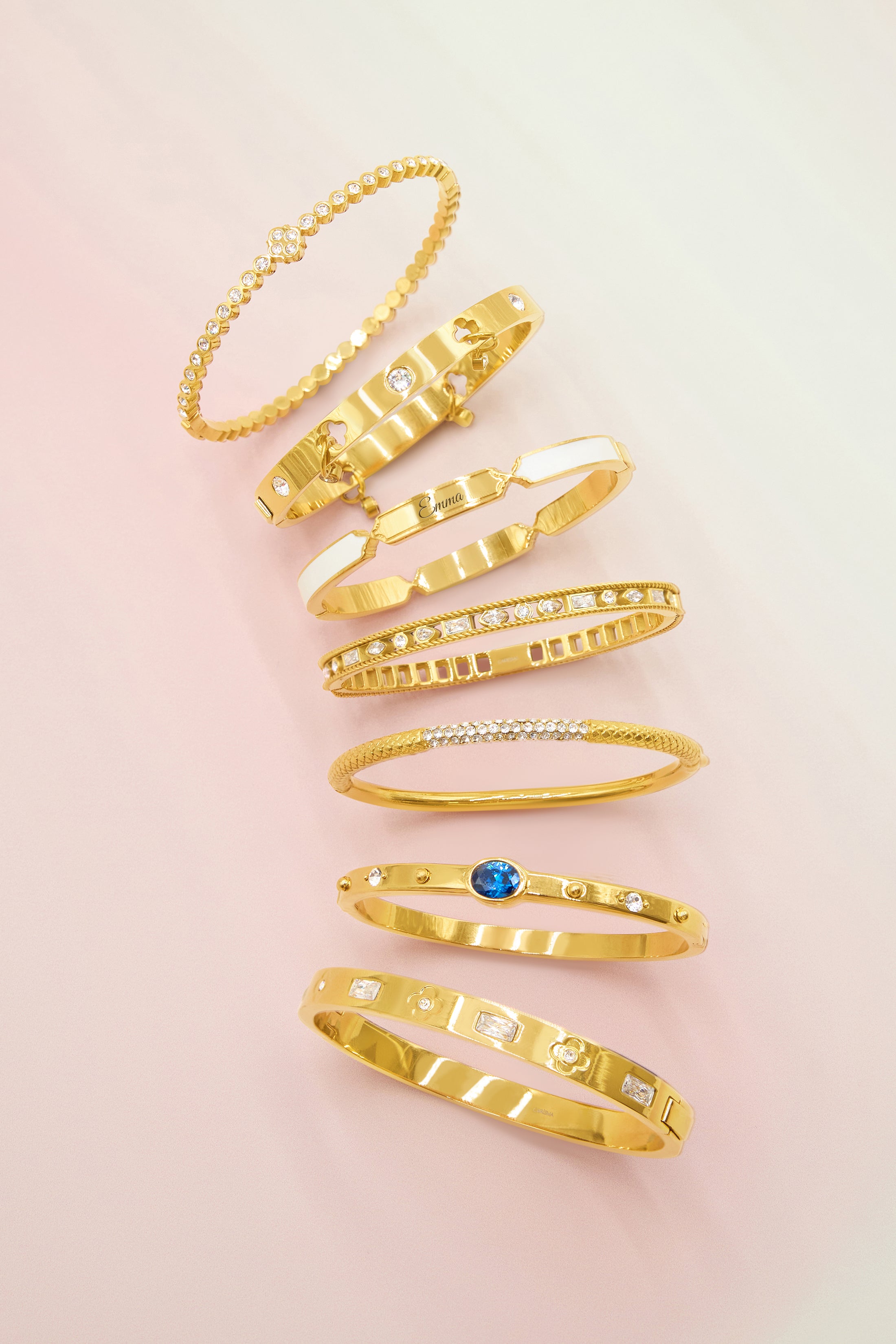 Sapphire Grace Bangle