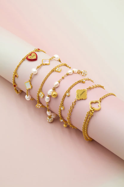 Carisma Engravable Link Bracelet
