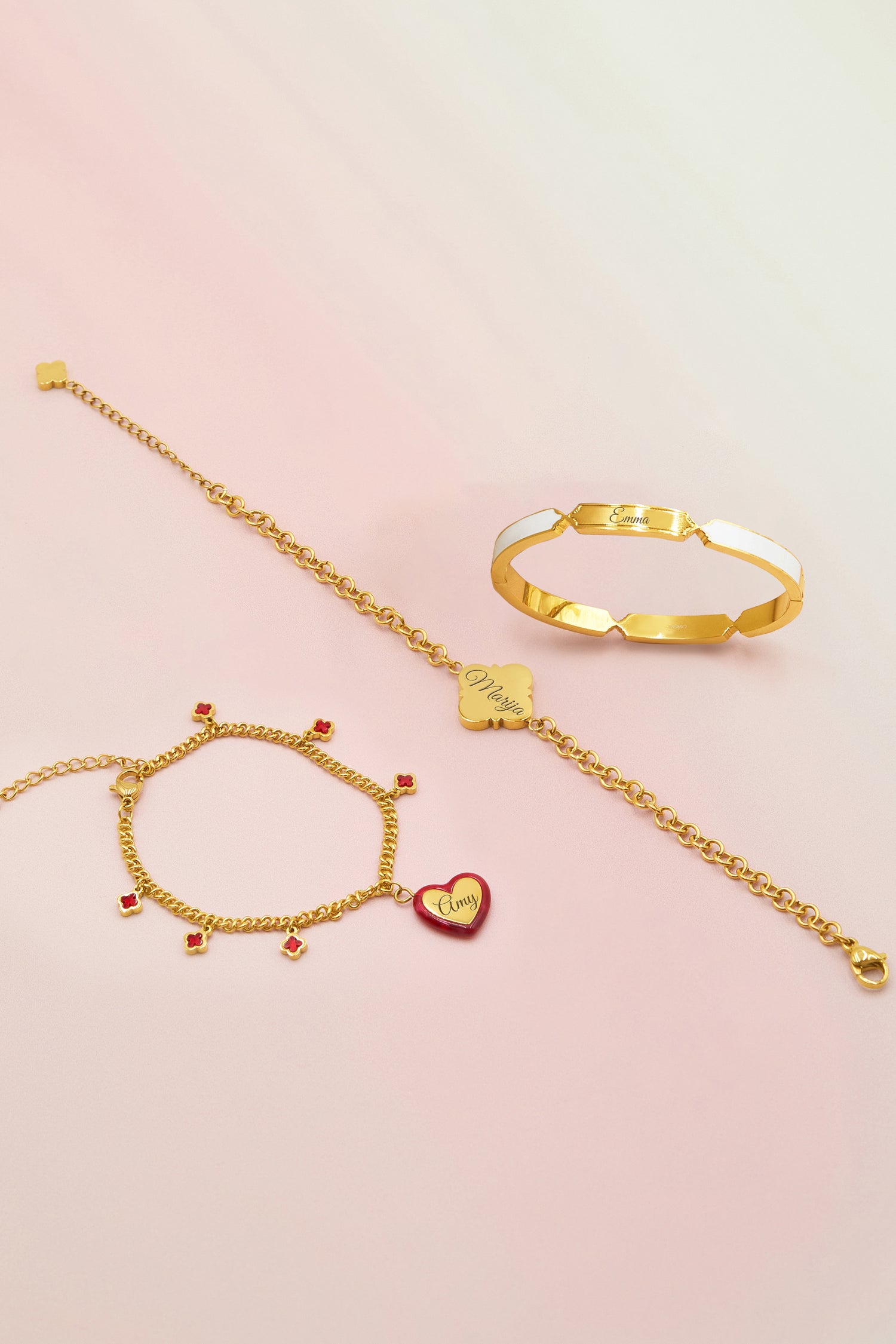 Coeur Engravable Bracelet