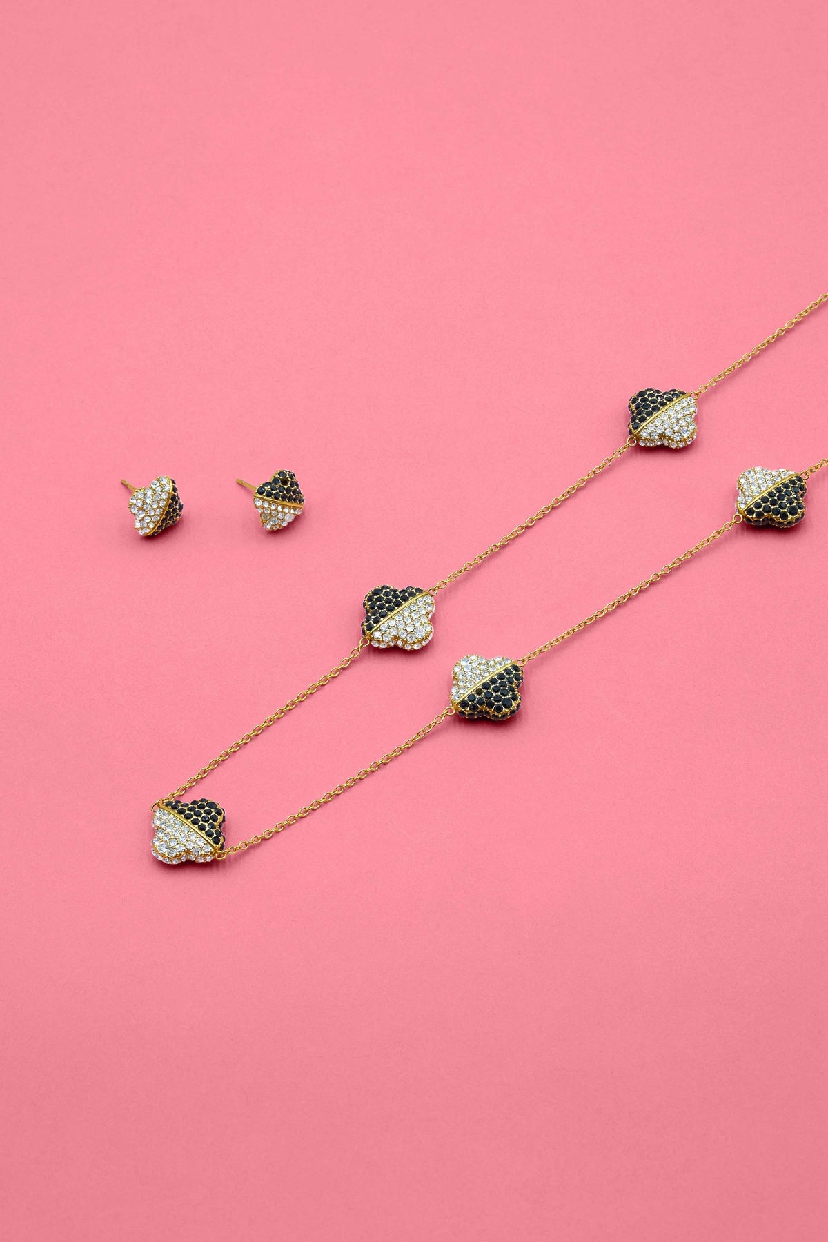 Rossi Eclipse Charm Necklace &amp; Stud Earrings Gift Set