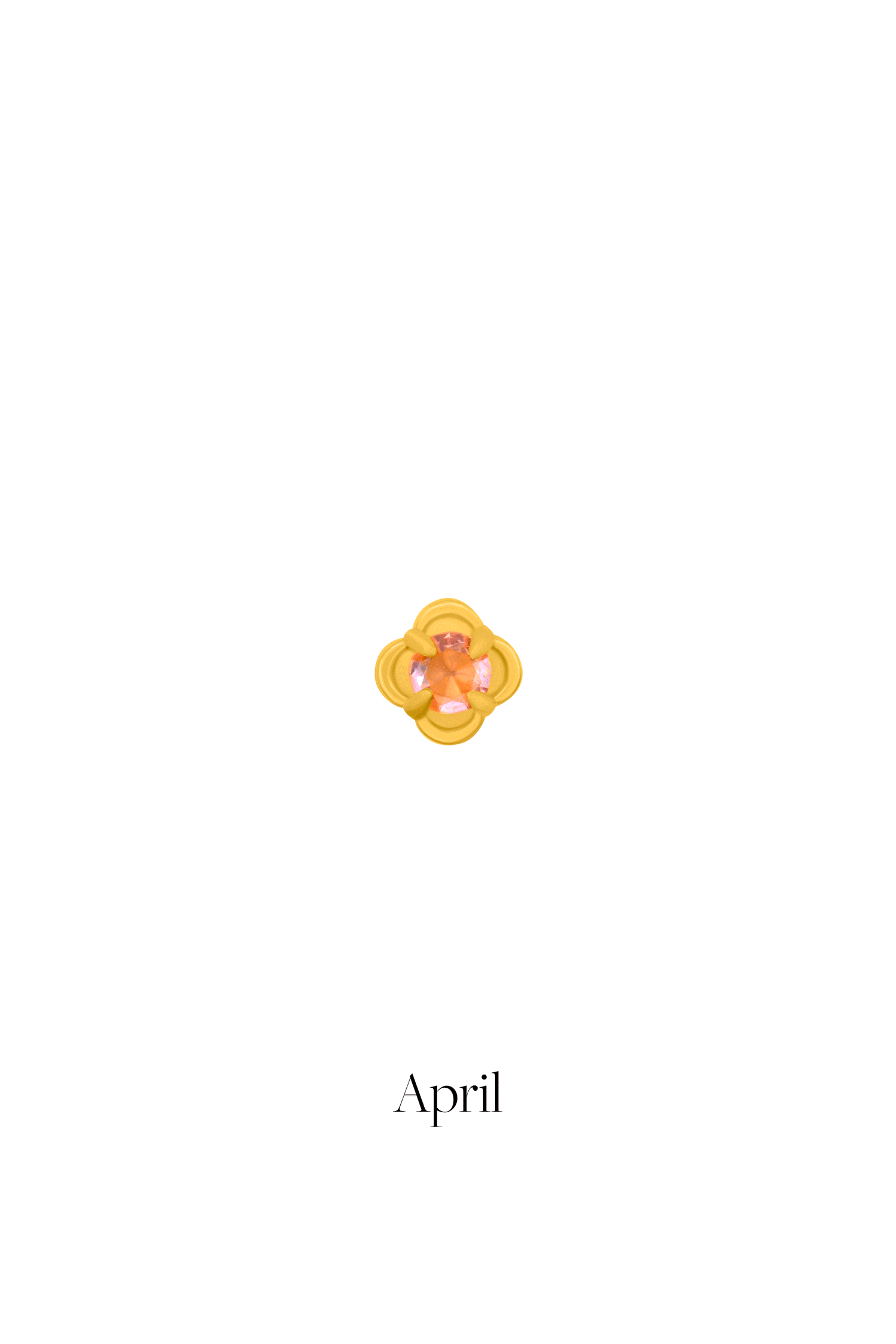 Capsule Birthstone Charm