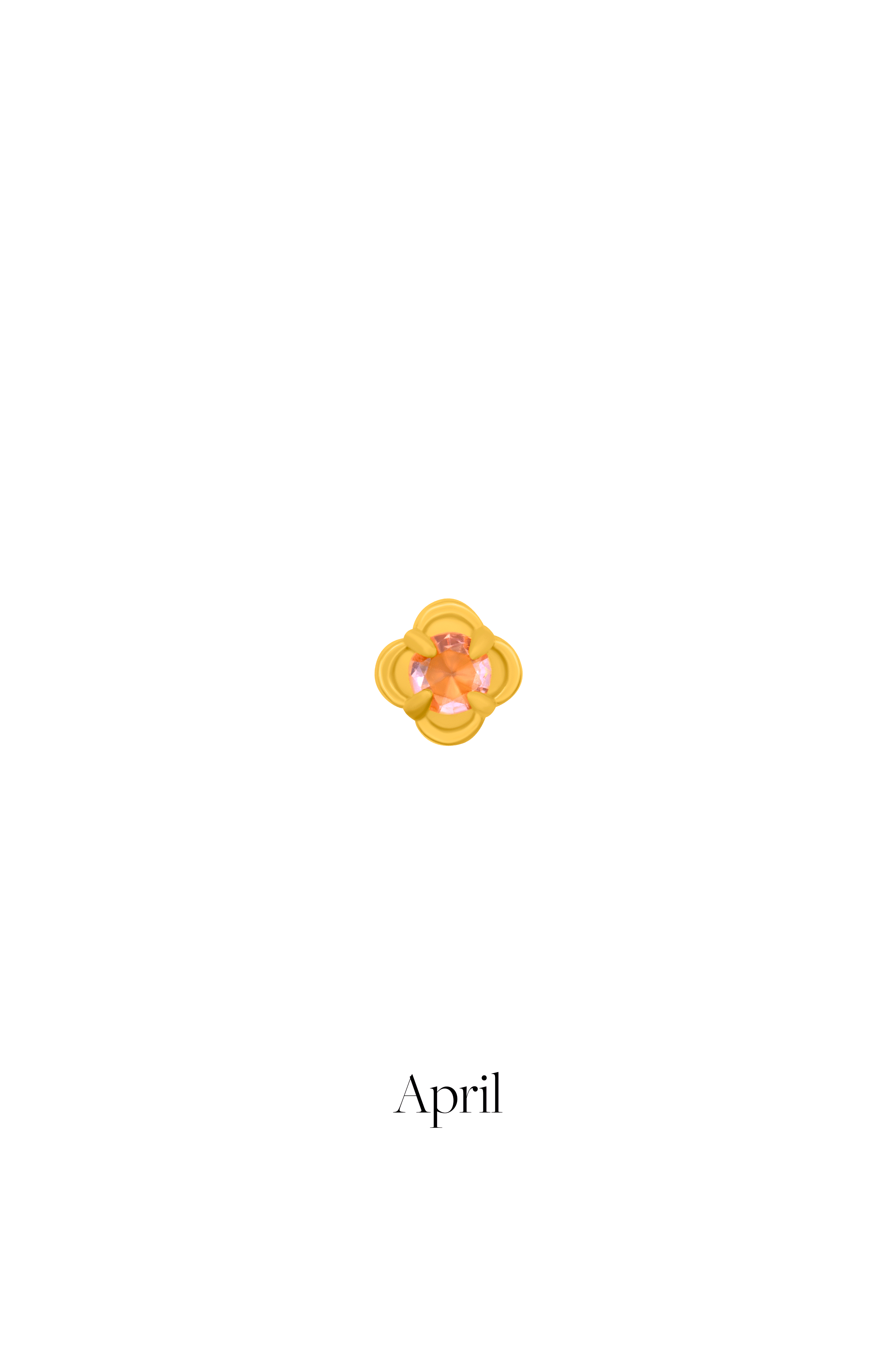 Capsule Birthstone Charm