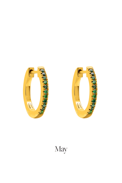 Carisma Birthstone Hoop Earring Set