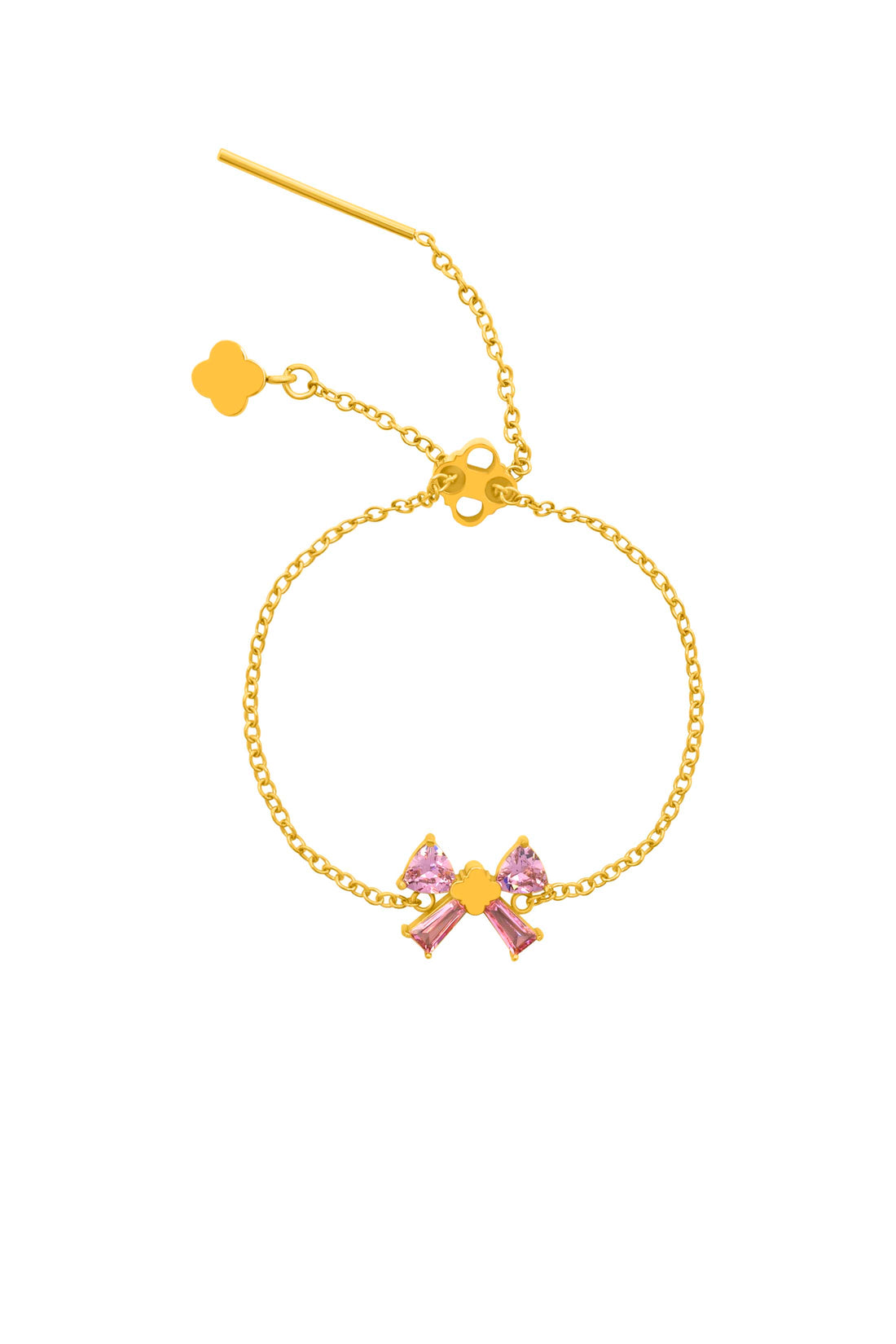 Blushing Bow Bracelet