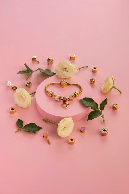 Carisma Graduation Token Charm Bracelet Gift Set