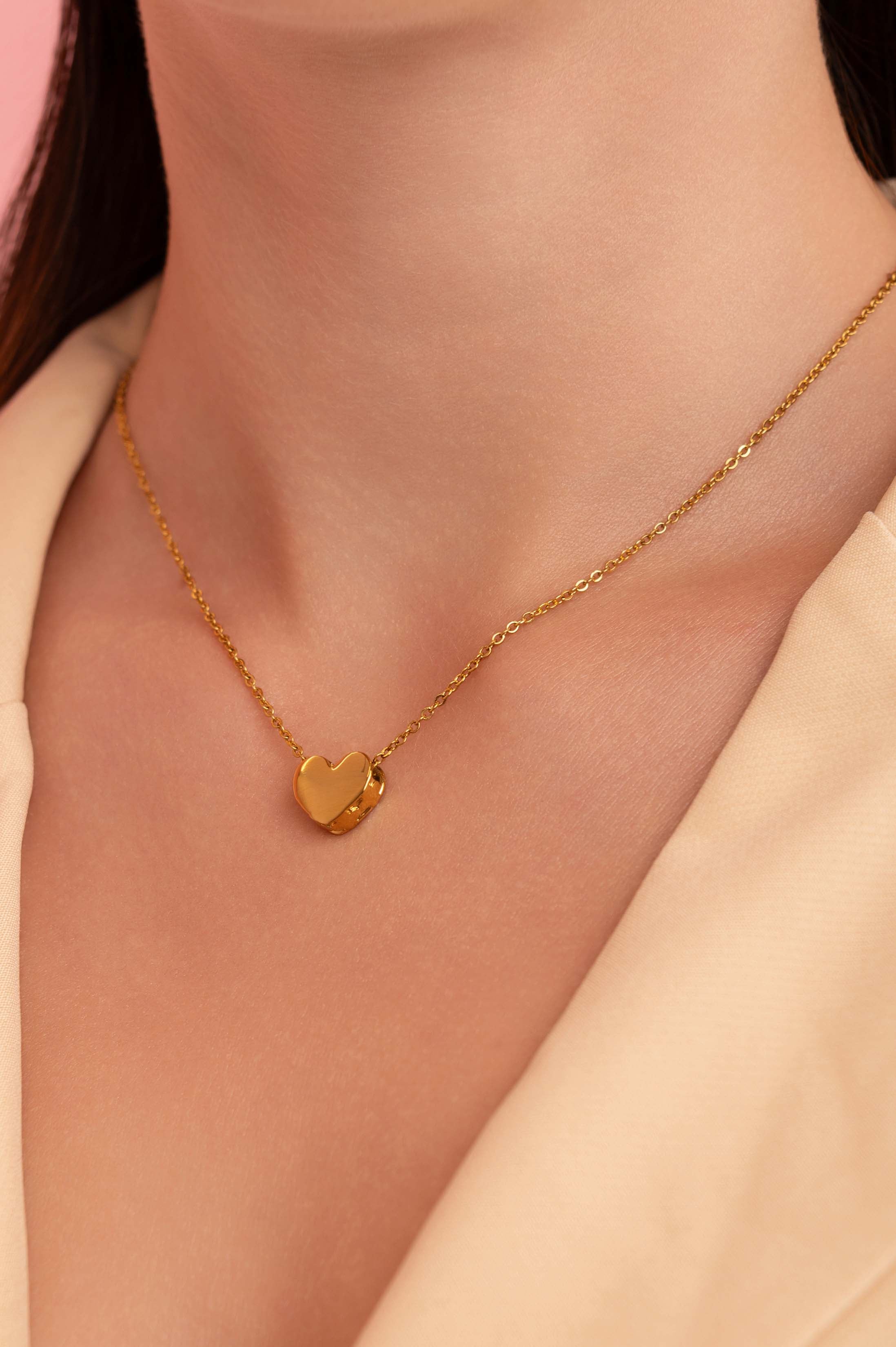 Engravable Heart Necklace