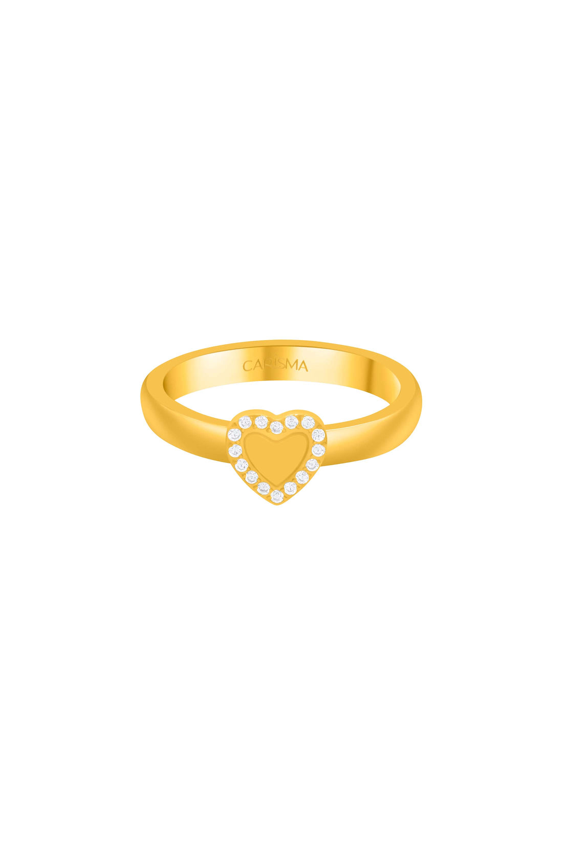 Engravable Halo Qalbi Ring