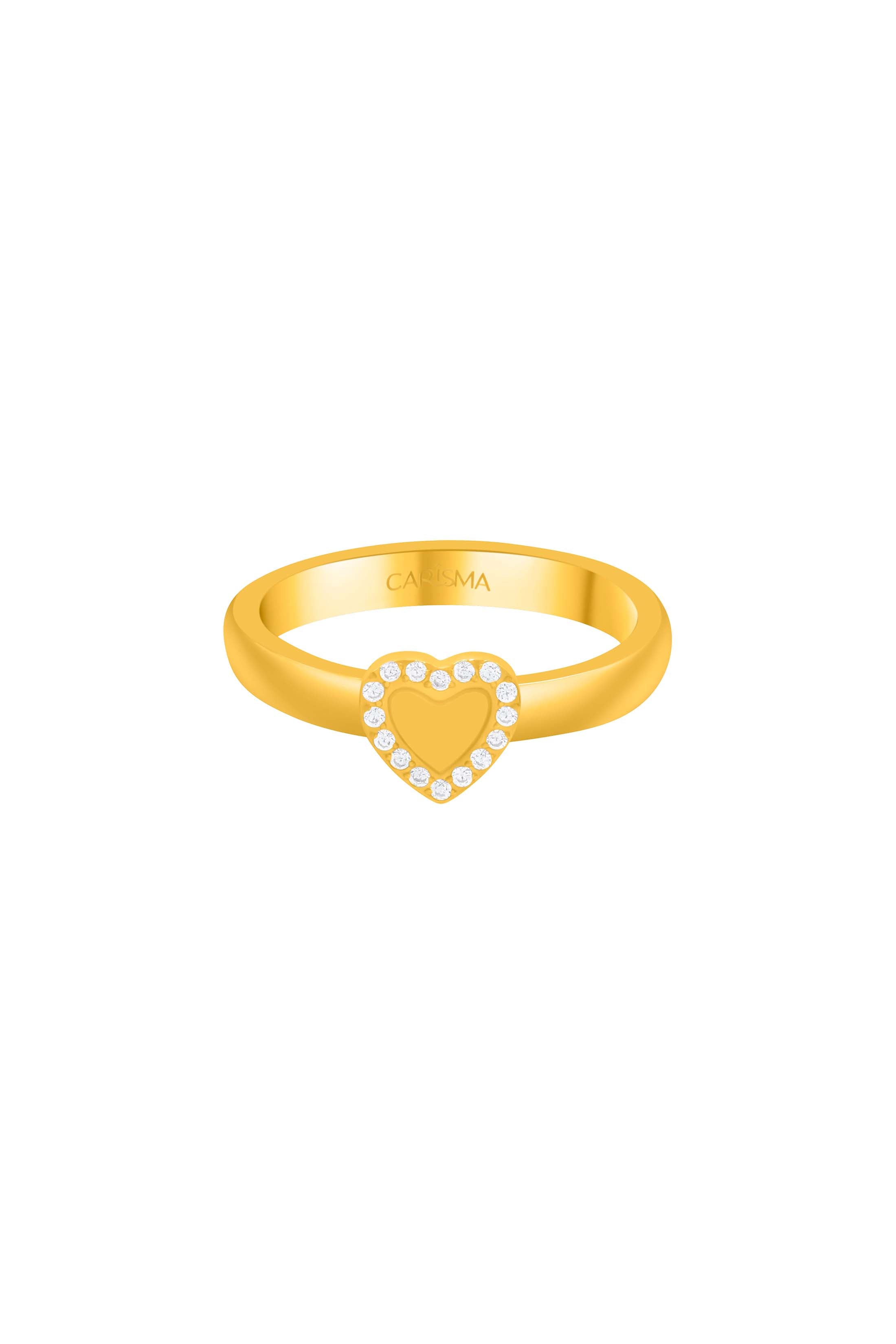 Engravable Halo Qalbi Ring