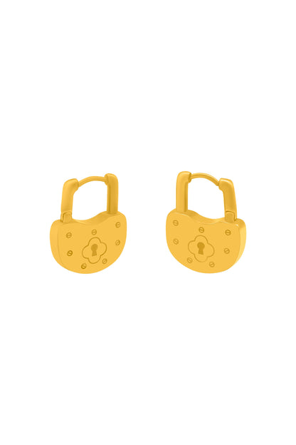 Locked In Earring Set
