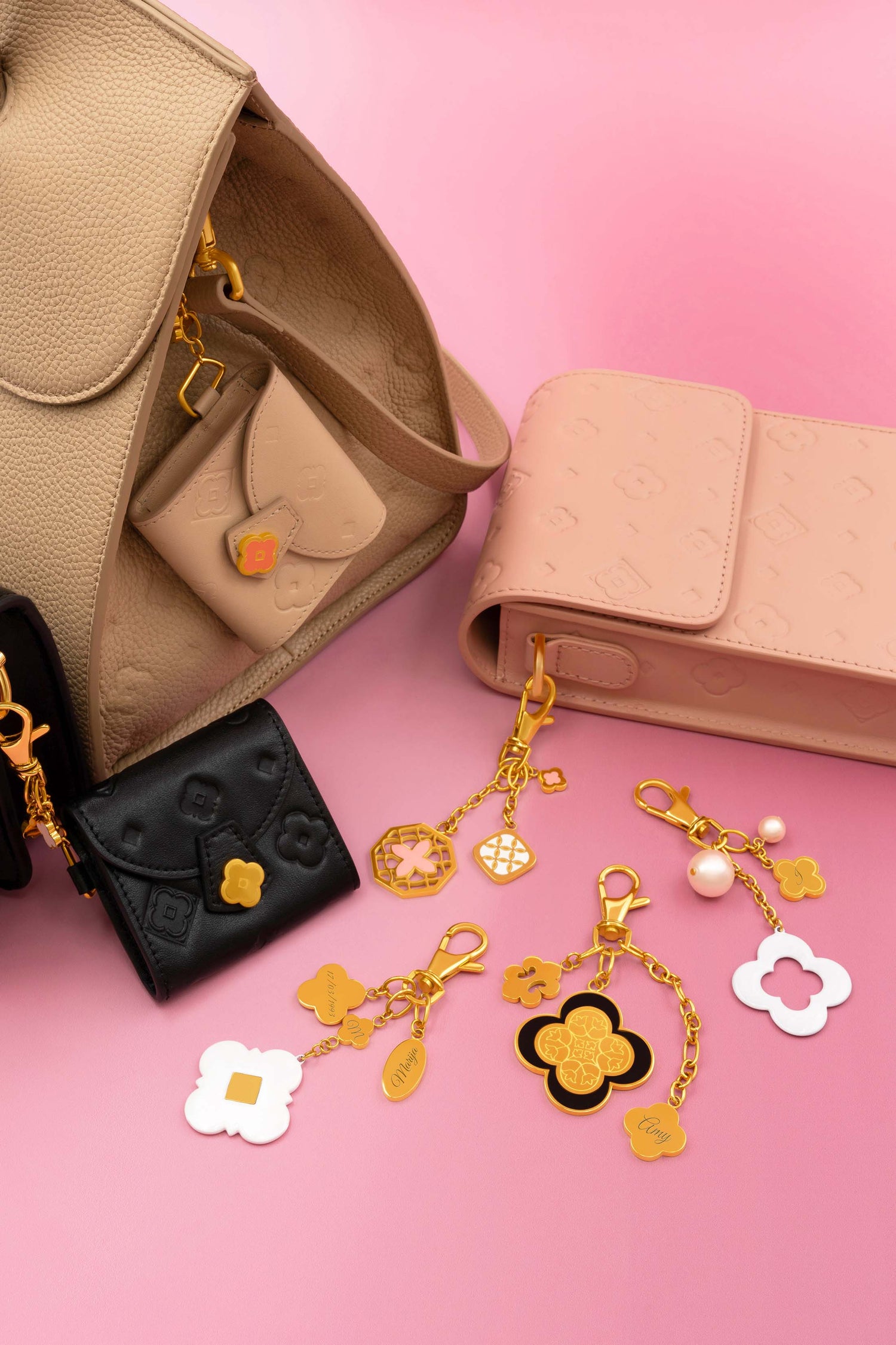 Carisma Noir Pocket Wallet Bag Charm