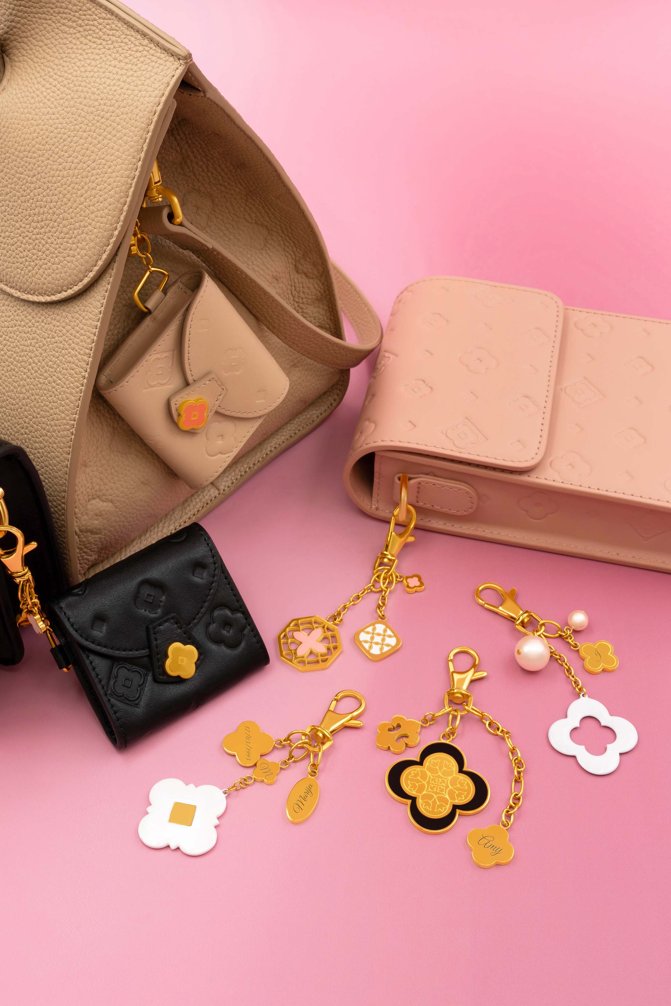 Carisma Nude Pocket Wallet Bag Charm