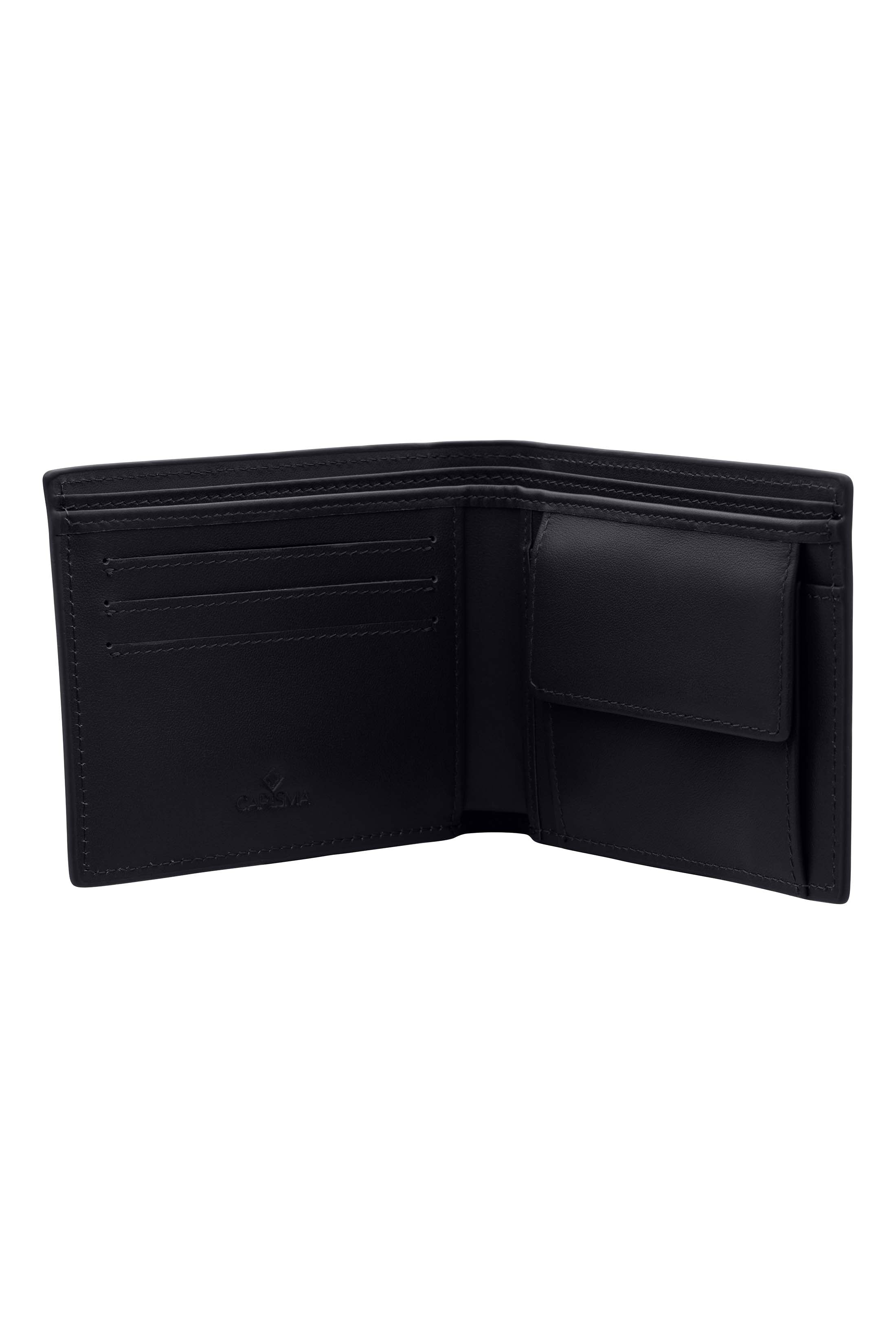 Carisma Black Wallet with Coin Holder