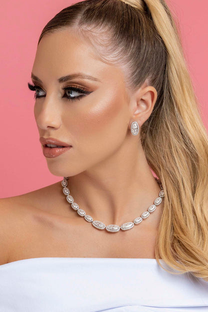 Majestic Moissanite Statement Necklace