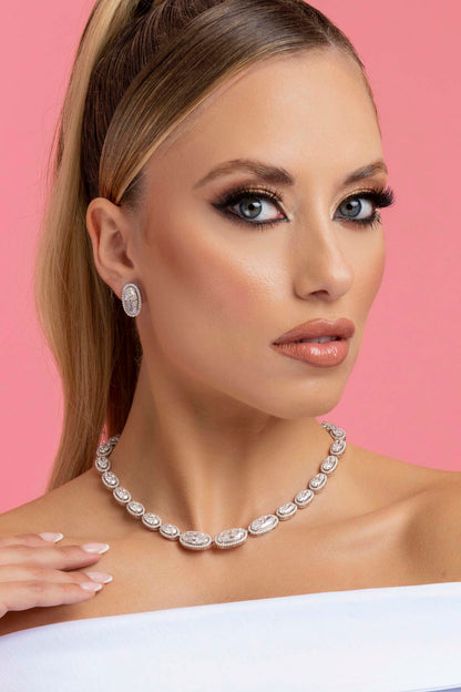 Majestic Moissanite Statement Necklace