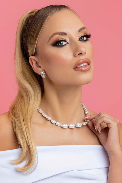 Majestic Moissanite Statement Necklace