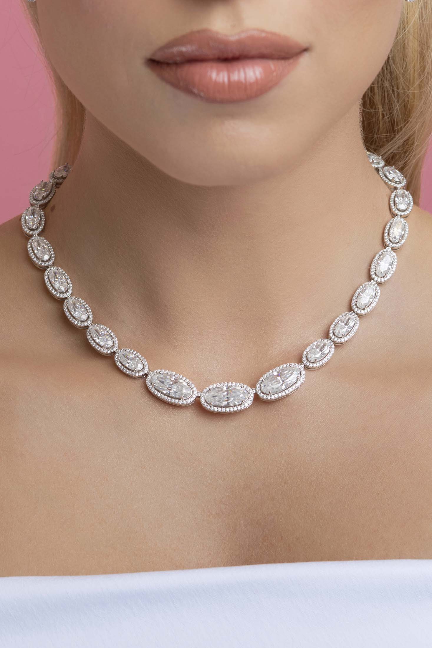 Majestic Moissanite Statement Necklace