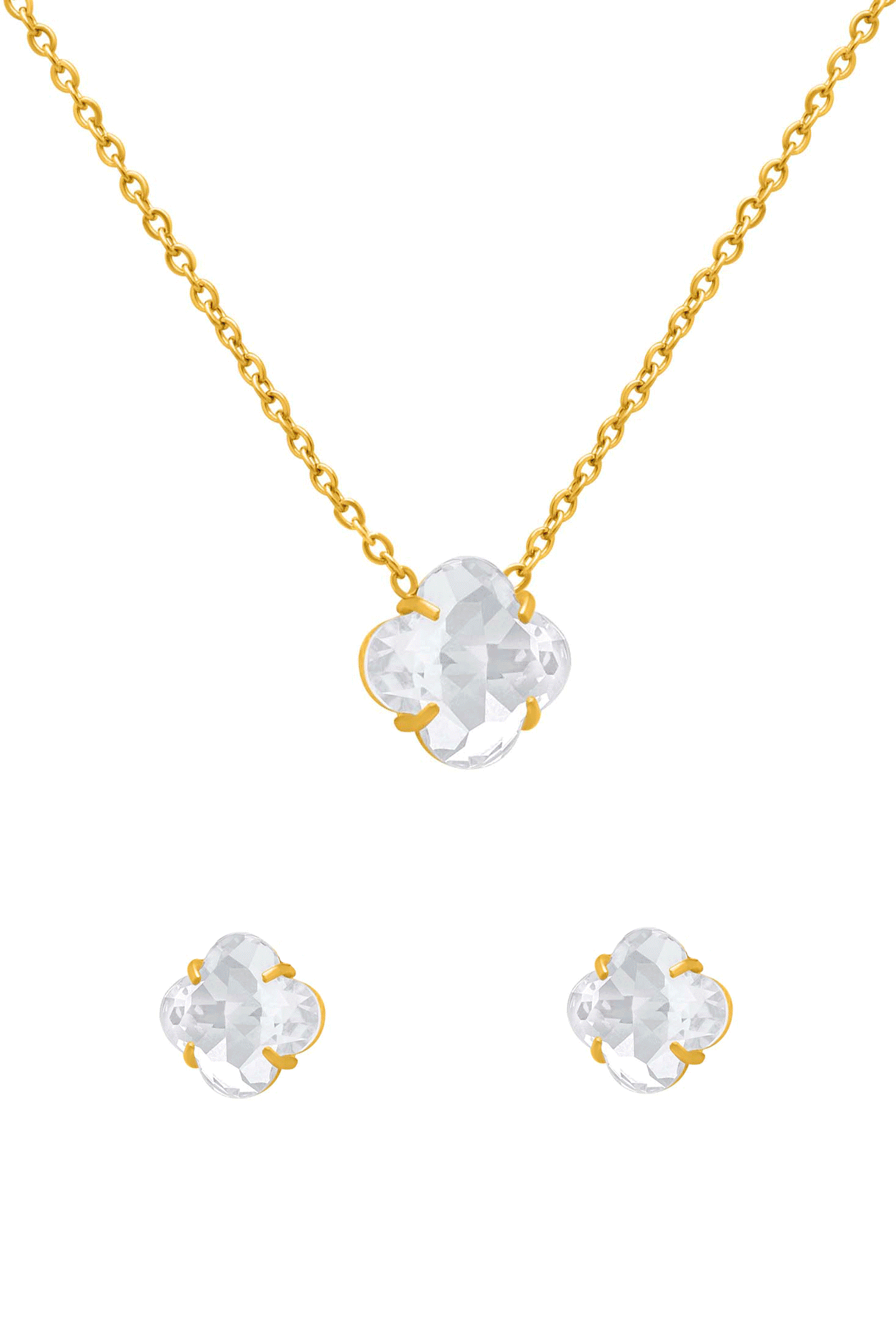 Birthstone Choker &amp; Stud Earrings Gift Set