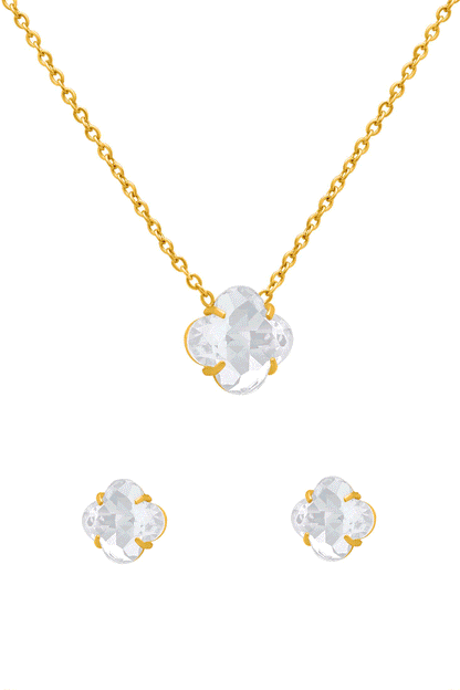 Birthstone Choker &amp; Stud Earrings Gift Set