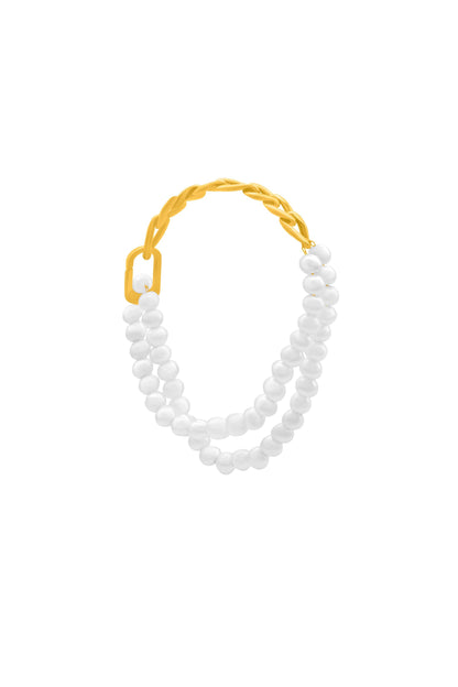 Linked in Pearls Bracelet