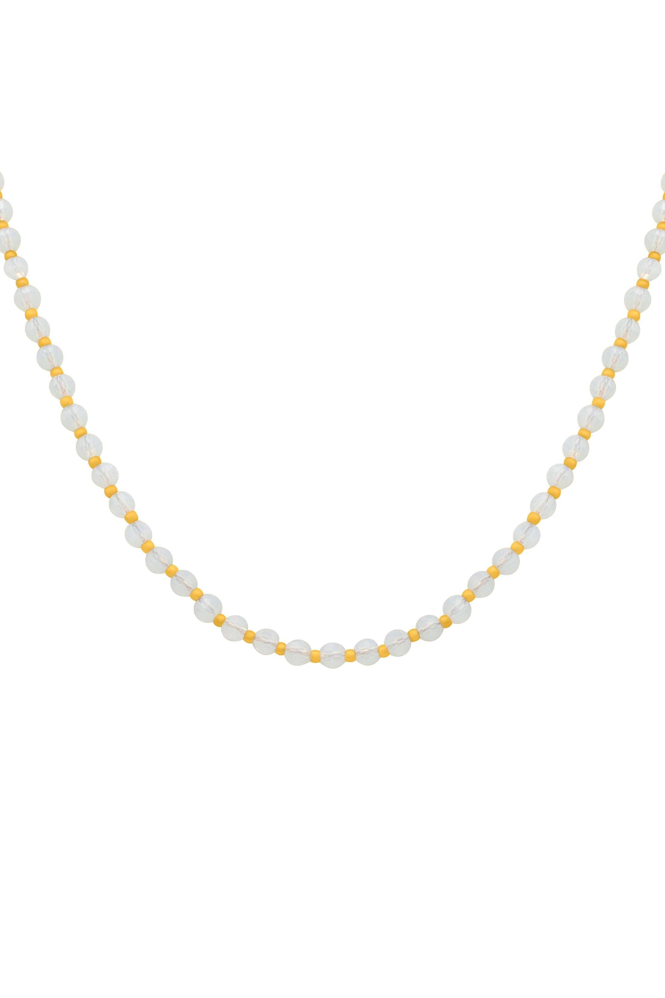 Ivory Grace Beaded Necklace