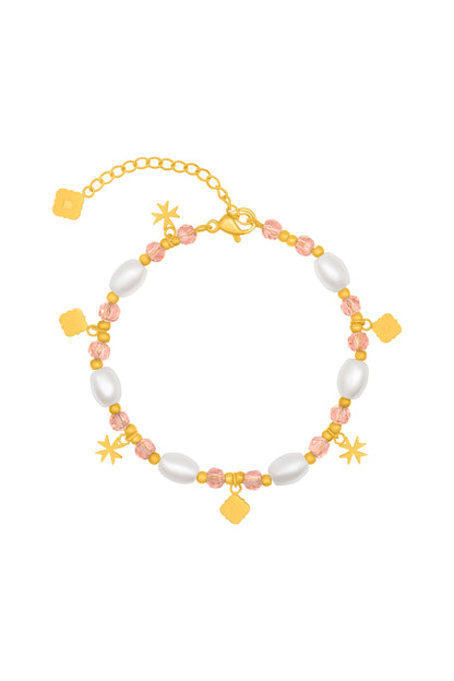 Rosalie Perla Hoops &amp; Bracelet Gift Set
