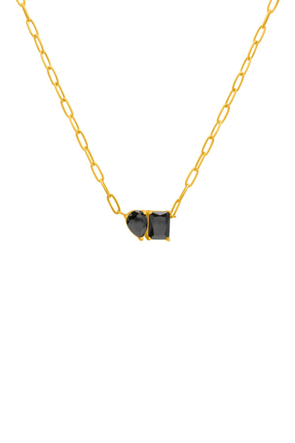 Noir Harmony Duo Necklace