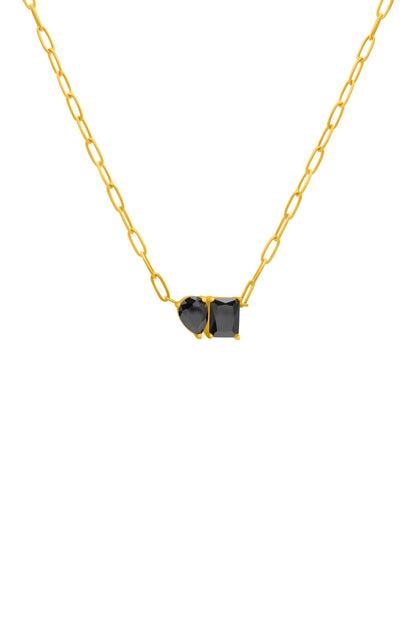 Noir Harmony Duo Necklace