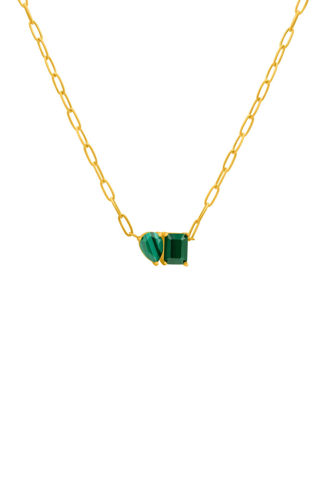 Malachite Harmony Duo Necklace