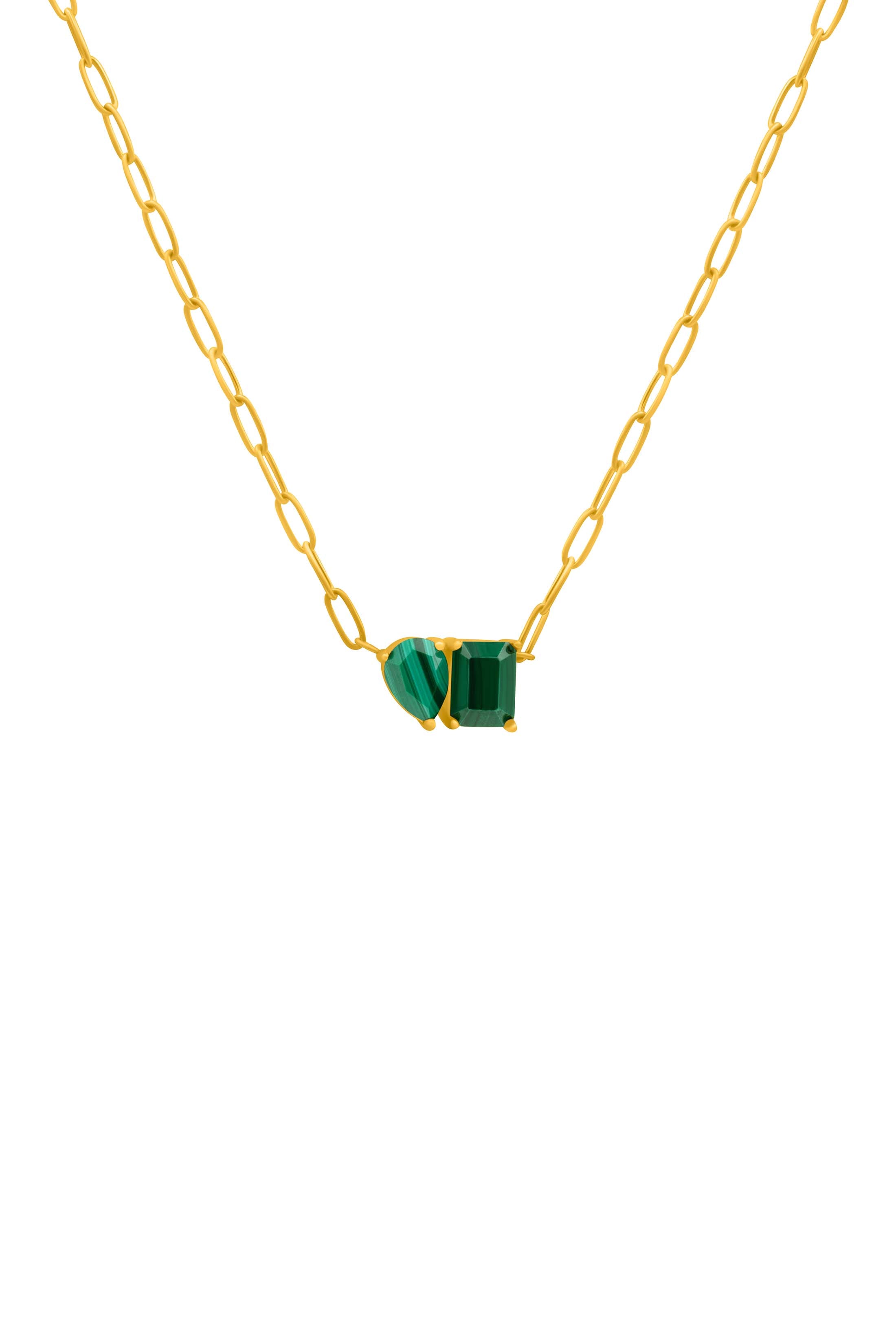 Malachite Harmony Duo Necklace