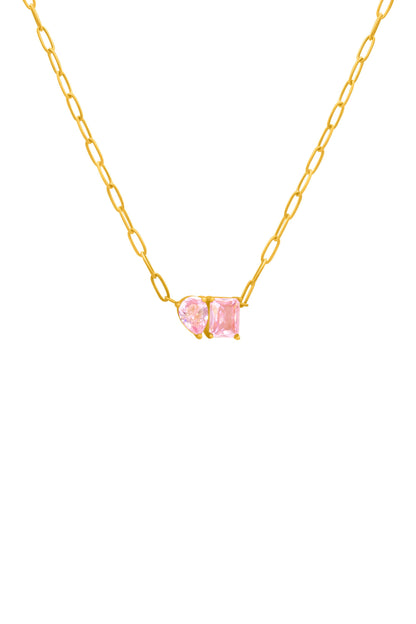 Blush Harmony Duo Necklace