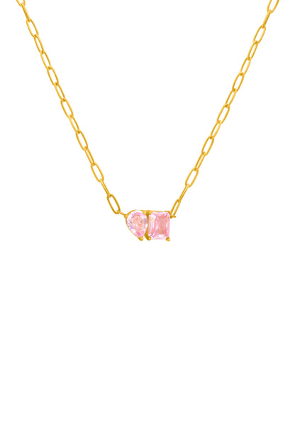 Blush Harmony Duo Necklace