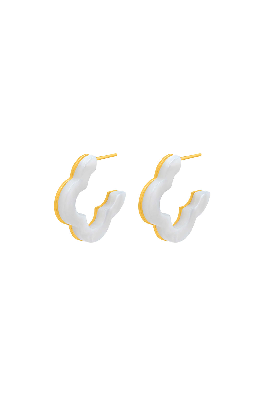 Tortessa Pearl Icon Hoop Earring Set