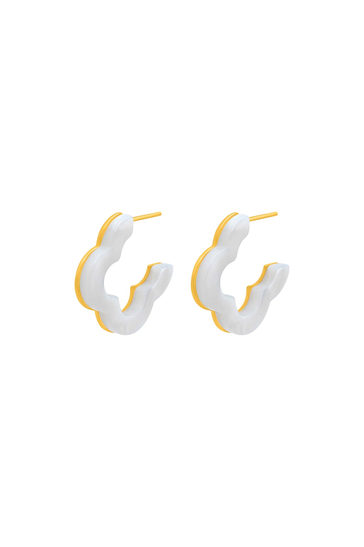 Tortessa Pearl Icon Hoop Earring Set