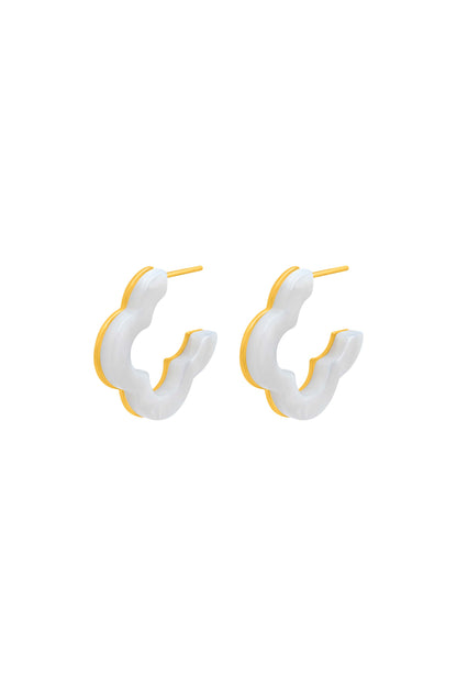 Tortessa Pearl Icon Hoop Earring Set
