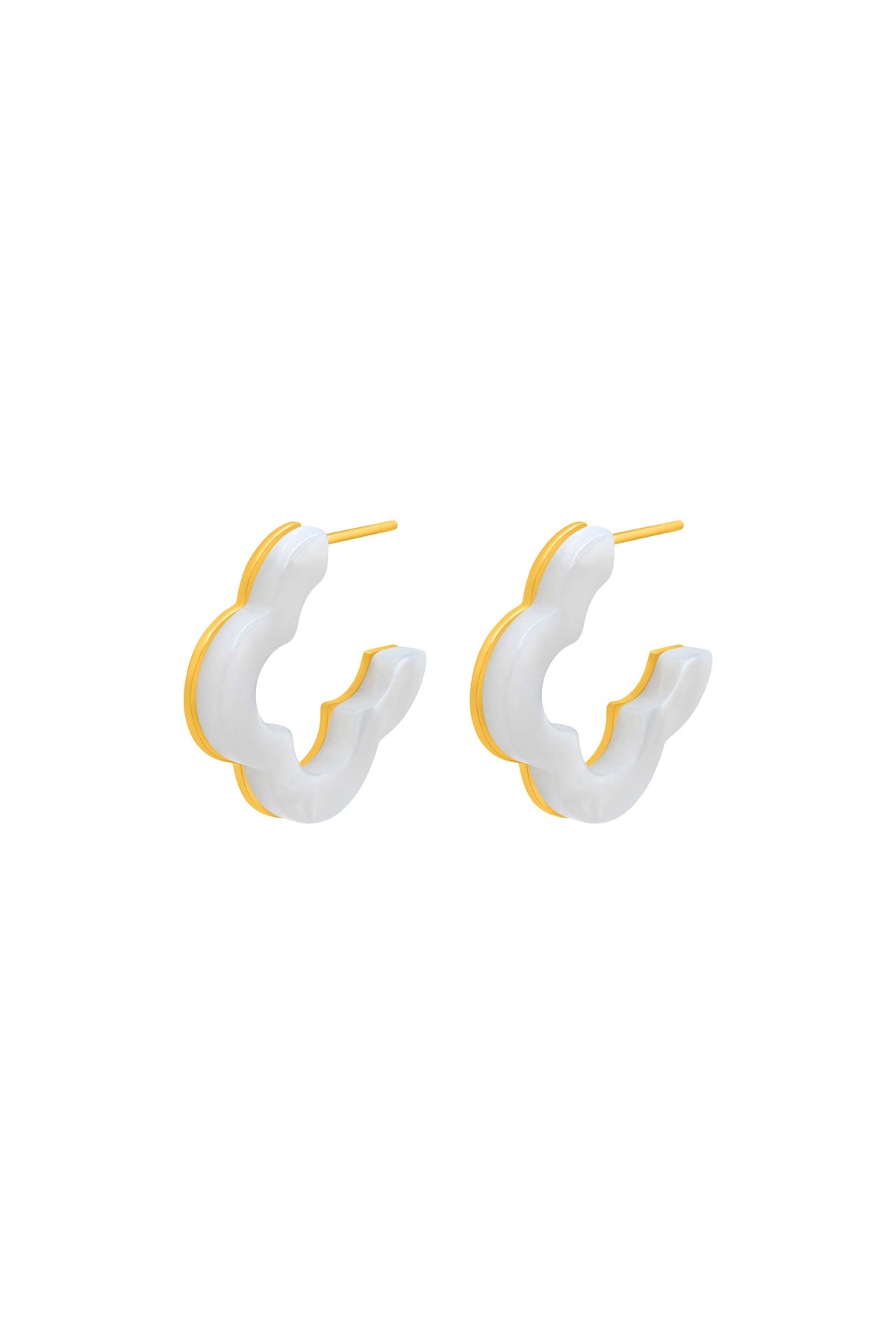 Tortessa Pearl Icon Hoop Earring Set