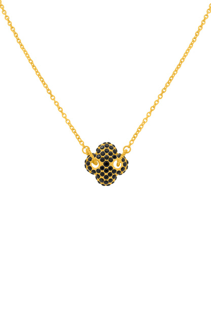 Rossi Nova Black Stud Earrings &amp; Necklace Gift Set