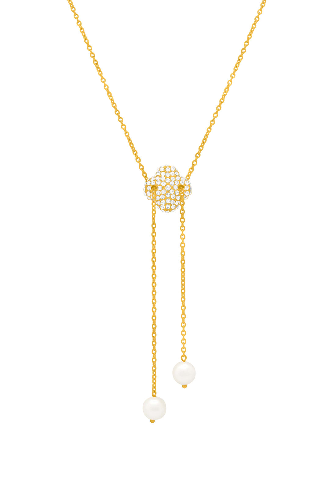 Rossi Éclat Pearl Toggle Charm Necklace