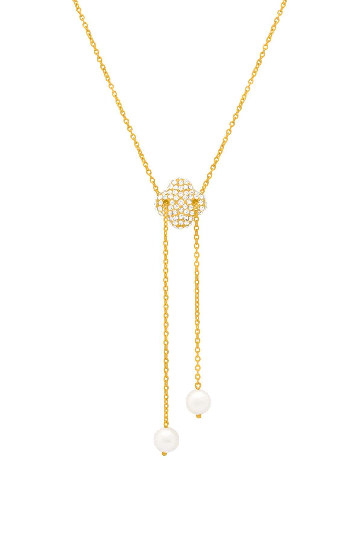 Rossi Éclat Pearl Toggle Charm Necklace